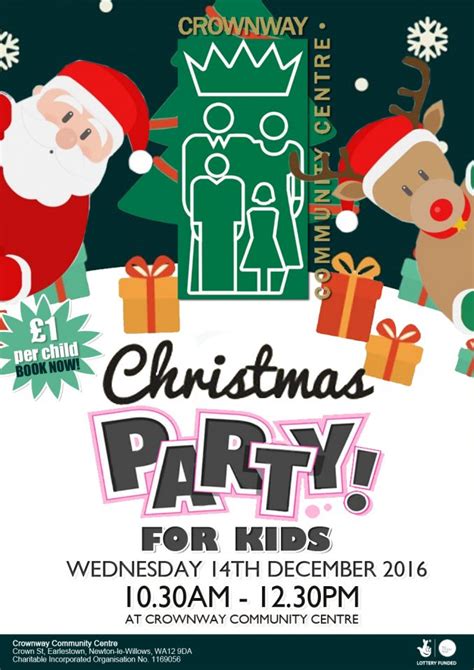 Are your kids bored out of their mind during the summers and have nothing to do with their friends? Kids Christmas Party! | Crownway Community Centre