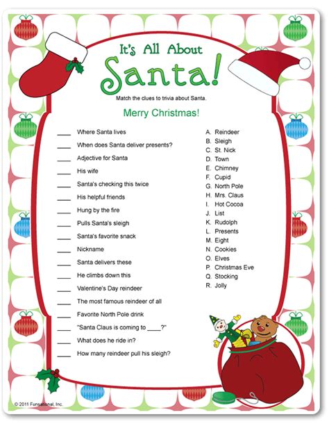 Why do mummies like christmas so much? Printable It's All About Santa! - Funsational.com ...