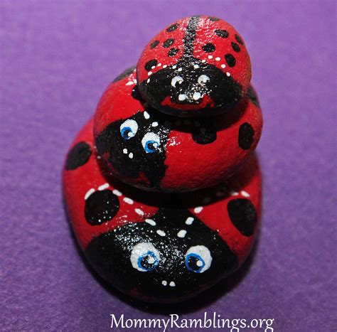 River Rock Painting Fun Craft Project Mommy Ramblings