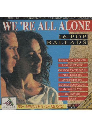 Sebo Do Messias Cd Were All Alone 16 Pop Ballads