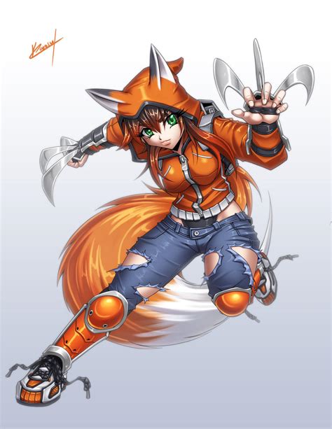 Fox Hoodie Girl By Karosu Maker On Deviantart