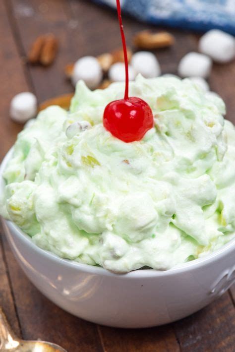 Watergate Salad Is A Traditional Fluff Recipe With Pistachio Pudding