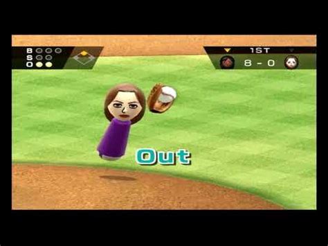 Wii Sports Baseball Ryann Vs Elisa YouTube