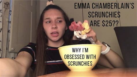 Emma Chamberlains Scrunchies Are 25 My Scrunchie Collection Youtube