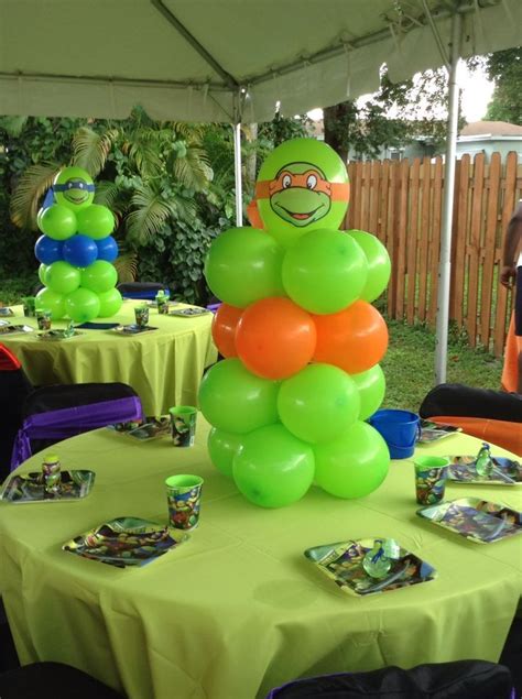 De F Be D E Beccada Teenage Mutant Ninja Turtles Birthday Party