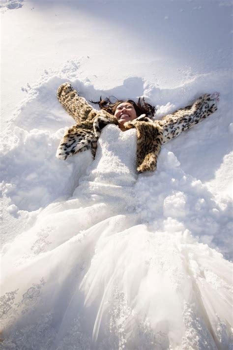 A Winter Wedding With A Snowboarding Bride And Groom Luxe Mountain