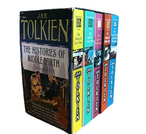 The Histories Of Middle Earth Boxed Book Set J R R Tolkien Volumes