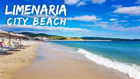 City Beach In Limenaria Thassos 2019 Youtube