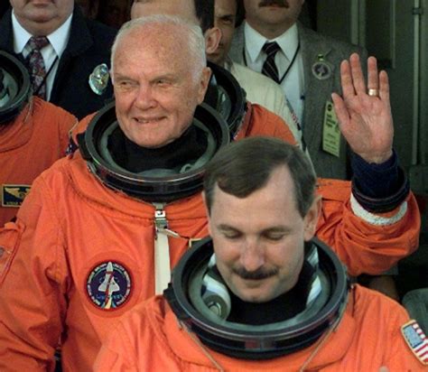 John Glenn Former Us Senator And First American Astronaut To Orbit