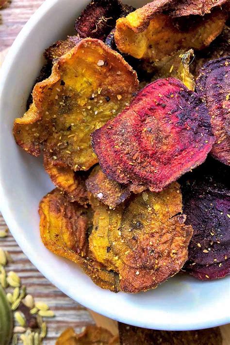 Spicy Root Vegetable Chips Recipe Foodal