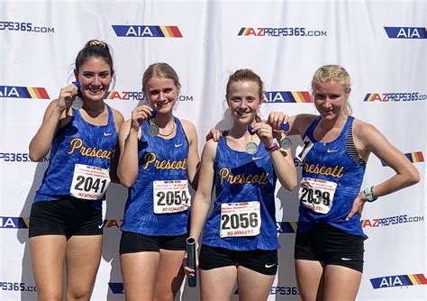 Prescotts 4x800 Girls Relay Team Captures D Iii State Title With