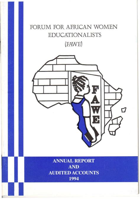 Fawe Annual Report By Forum For African Women Educationalists