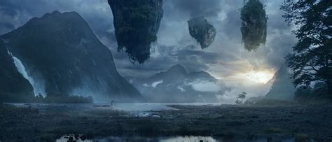 Another World Matte Painting On Behance