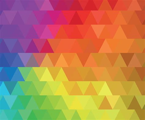 Triangle Colorful Rainbow Background Vector Art And Graphics