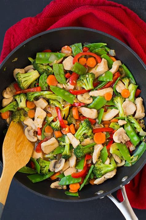 Chicken Stir Fry Healthy Low Calorie Chinese Food Recipes Popsugar
