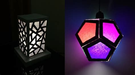 Diy Recycled Cardboard Lampshade Ideas Diy Night Lamp Home Decor
