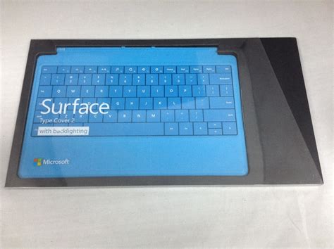Microsoft Surface Type Cover 2 Cyan With Backlighting Brand New