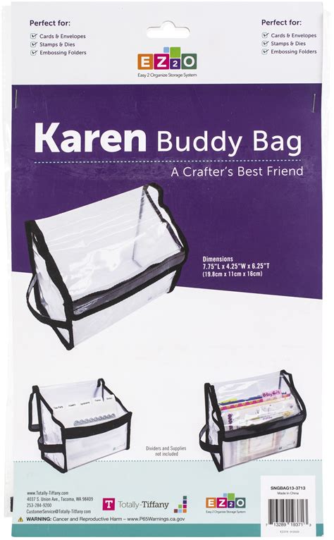 Totally Tiffany Easy To Organize Buddy Bag Karen 713289193713