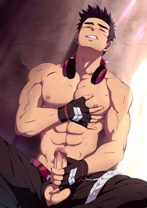 Rule 34 Balls Black Hair Male Male Only Muscular Muscular Male Nipples Penis Shirtless 4217530