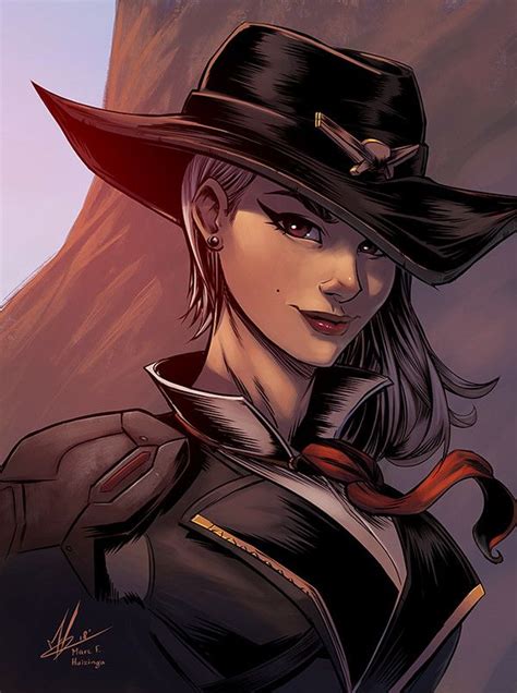 Ashe Overwatch By Logicfun Color Warcraft Characters Fantasy