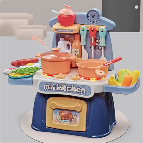 26 In 1 Kitchen Playset Multifunctional Supermarket Table Toys For