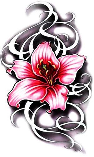 Pin By Brandy Jones On Collage Sheets 10 Pink Flower Tattoos Lily