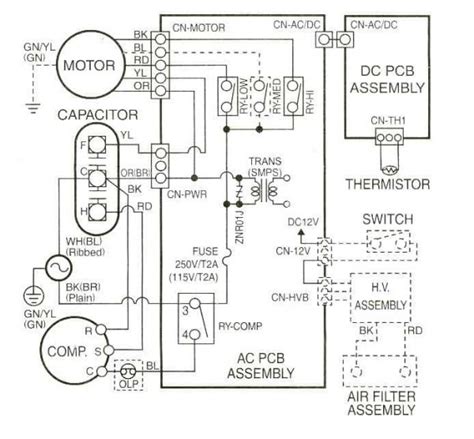 It is all wired and hooked up to the controller, but here is where we are having problems, we cant get it to start, it only hums. York Air Handler Wiring Diagram