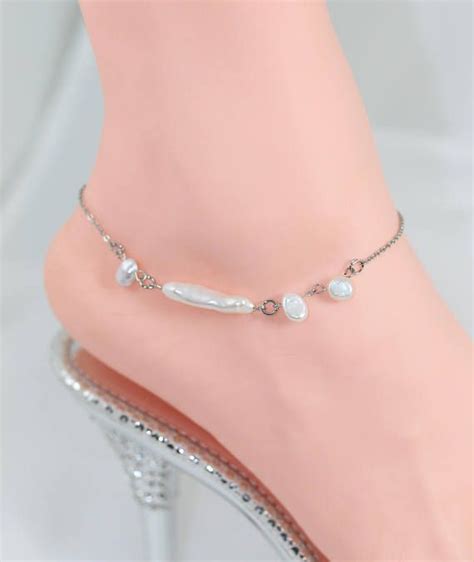 Jewelry Body Jewelry Wedding Anklets Pearl Ankle Bracelet Pearl