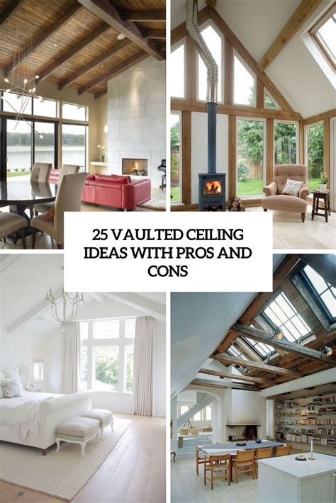 Let the design display yourself, use the charisma of the design of the ceilings and show the people your taste. 25 Vaulted Ceiling Ideas With Pros And Cons - DigsDigs