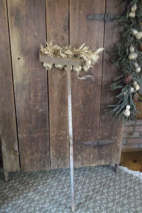 Beautiful Early Antique Primitive Corn Husk Broom Ebay Sold 24700 ~♥~ Primitive