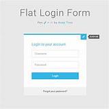 Login Flat Button Pictures