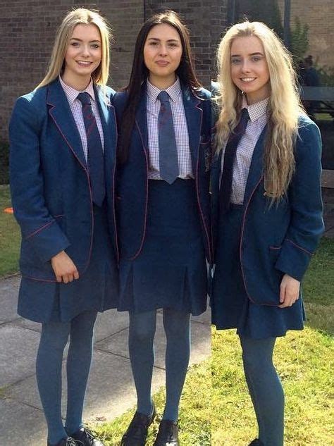 Girls Dressed In Formal School Uniforms Uniform In 2019 School