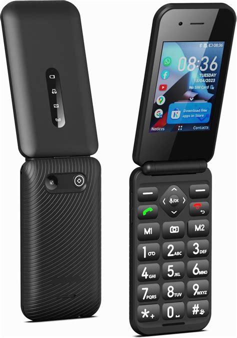 Hcmobi Flip Big Button Mobile Phone For Elderly Unlocked Senior Mobile