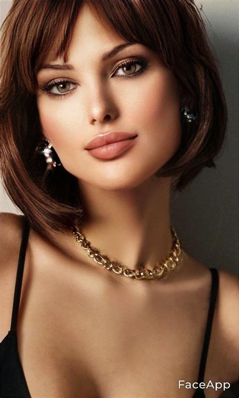 Pin By Amela Poly On Model Face In Beautiful Girl Makeup Short Hair Styles Womens