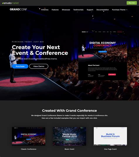 21 Best Conference And Events Themes For Wordpress