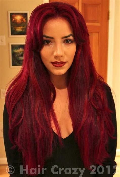 Deep Red Hair Color Wine Hair Color Hair Color 2018 Red Color Plum