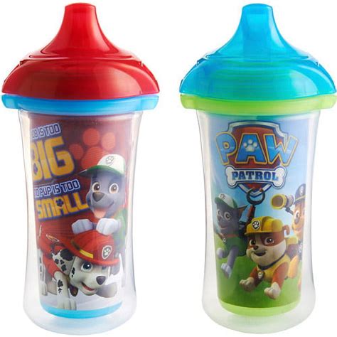 Munchkin Click Lock Insulated Hard Spout Sippy Cup Paw Patrol 2 Pack