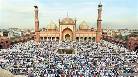 eid ul fitr 2022 in jama masjid eid namaz