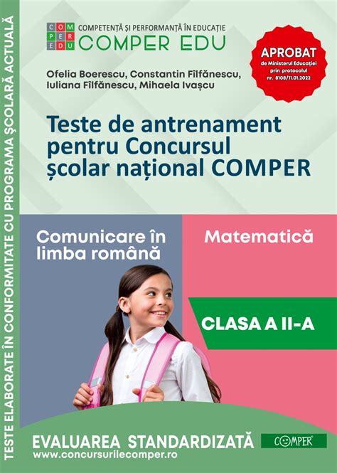 Teste De Antrenament Pentru Concursul școlar Național Comper
