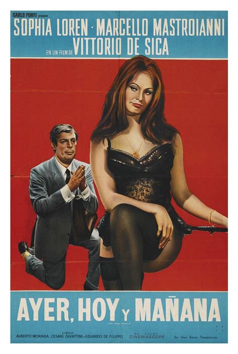 Yesterday Today Tomorrow Sophia Loren Marcello Mastroianni De Sica Film Posters Sexiezpix Web Porn