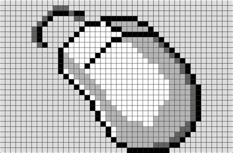computer mouse pixel art brik