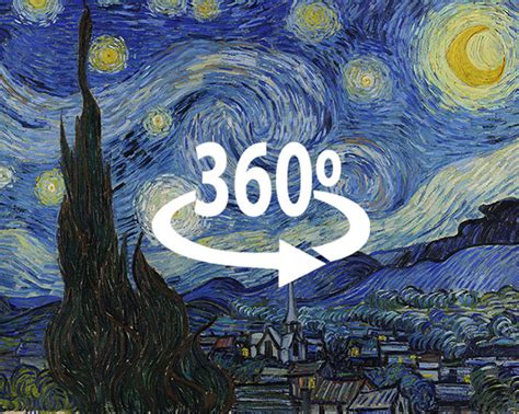 고호의 별이 빛나는 밤에, go ho's starry night. Van Gogh's 'Starry Night' In 360 Degrees | DeMilked