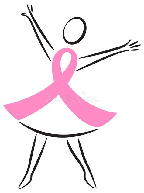 Breast Cancer Pink Ribbon Womaneps Stock Vector Illustration Of