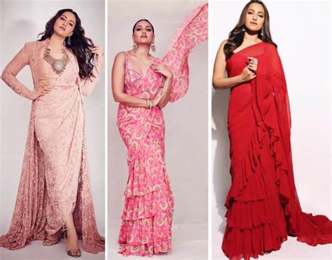 On Sonakshi Sinhas Birthday Her Sexiest Saree Looks Because She Totally Aces The Six Yard Wonder
