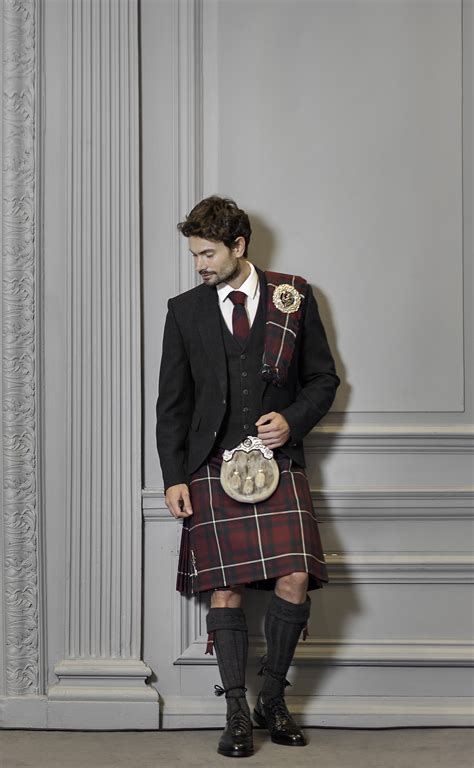The Heritage Collection The Macgregor Hunting Tartan Kilt Paired With