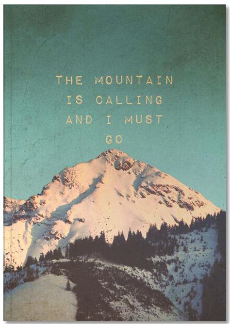 Mountain Is Calling Notebook Juniqe