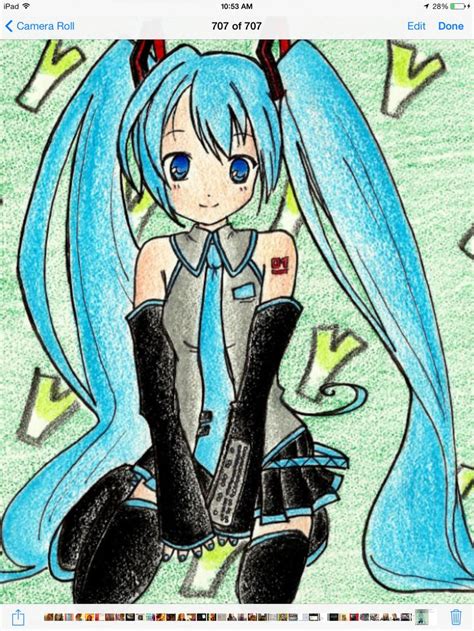 Hatsune Miku Drawings Pictures To Draw Anime Drawings
