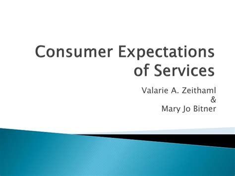 Ppt Consumer Expectations Of Services Powerpoint Presentation Free