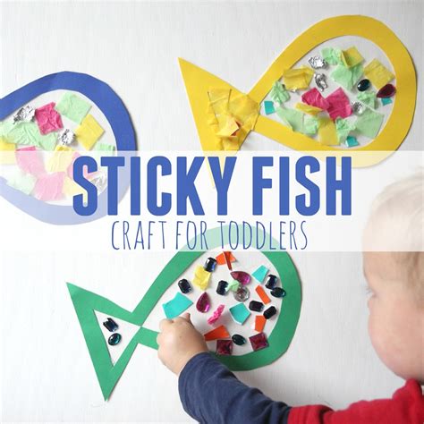 Toddler Approved!: Sticky Fish Craft for Toddlers