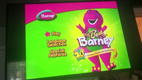 The Best Of Barney Menu Walkthrough Youtube